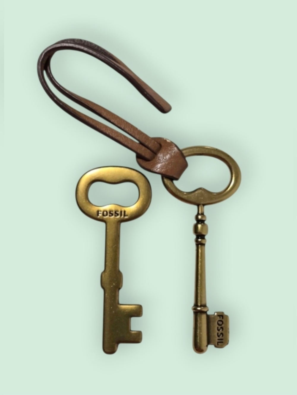 Fossil Brass (2) Hangtag